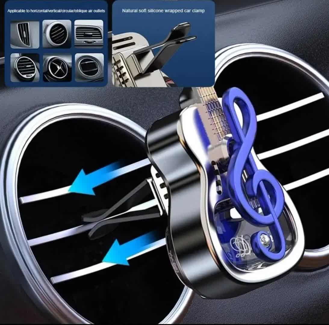 ﺧﻮﺷﺒﻮ ﮐﻨﻨﺪﻩ خودرو طرح گیتار مدل Rotaric کد GF10