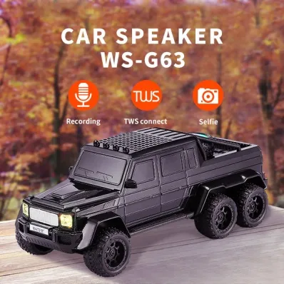 اسپیکر بلوتوثی ماشینی قابل حمل وستر طرح بنز آفرود مدل WSTER Blutooth Speaker WS-G63