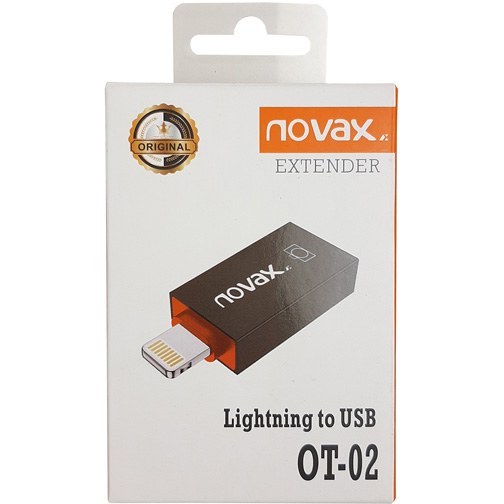 تبدیل نواکس مدل NOVAX OTG LIGHTNING OT-02